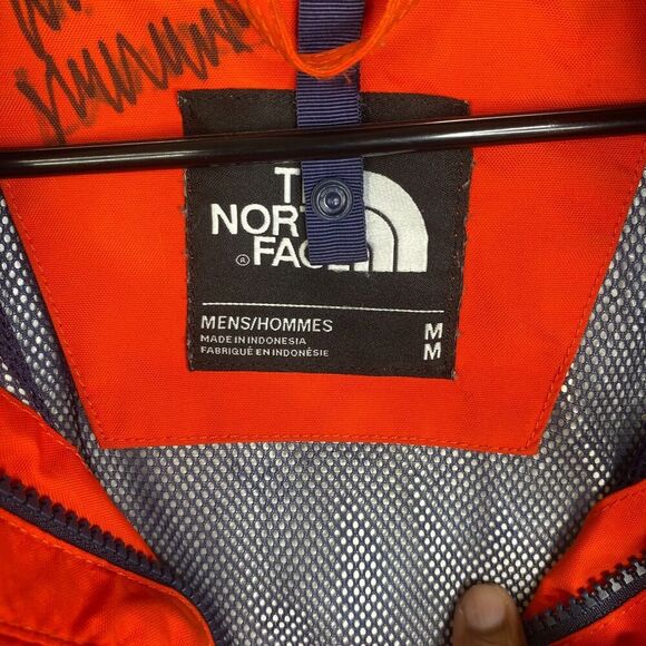 North Face Hyvent 3 in 1 Jacket Mens Medium Orange Shell Only - Picture 9 of 16